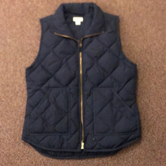 J Crew Navy vest - Picture 1 of 2